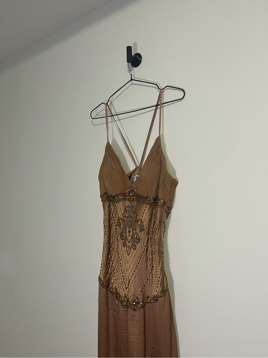 Sue Wong Dresses & Skirts - vintage sue wong blush pink beaded maxi dress